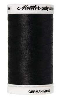 Mettler Poly Sheen SOLID COLOR - 40wt - 0020 BLACK Fashion