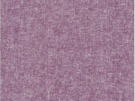 Solid - Essex Cotton-Linen Yarn-Dyed - Eggplant (Soft Purple) # 1133 - Last 2 1 2 Yards For Sale