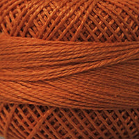 Presencia Perle Cotton - Size 8 - 7567 MEDIUM ORANGE SPICE For Cheap