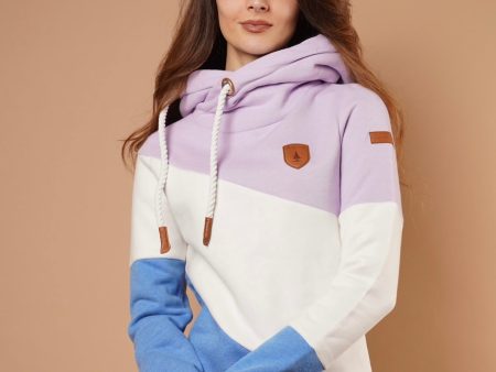 Selene Lilac Mix Hoodie Cheap