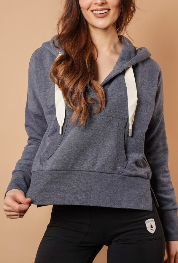 Aksu Navy Hoodie For Cheap