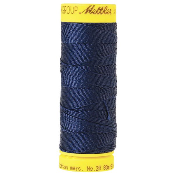 Mettler Cotton Sewing Thread - 28wt - 0825 Navy on Sale