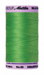 Mettler Cotton Sewing Thread - 50wt - 547 yd  500M - 1099 Light Kelly Green Supply