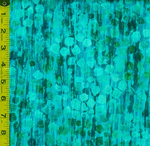 FABRIC ART - Nature s Pace - Floating Petals - SRKD-20307-70 - Aqua - ON SALE - 20% OFF - By the Yard For Discount