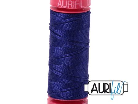 Aurifil 12wt Cotton Thread - 54 yards - 1200 Blue-Violet Online Sale