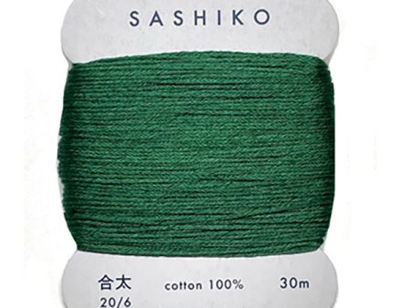 Sashiko Thread - Daruma - Medium  Regular Weight - 30m - # 208 Forest Green Online Sale