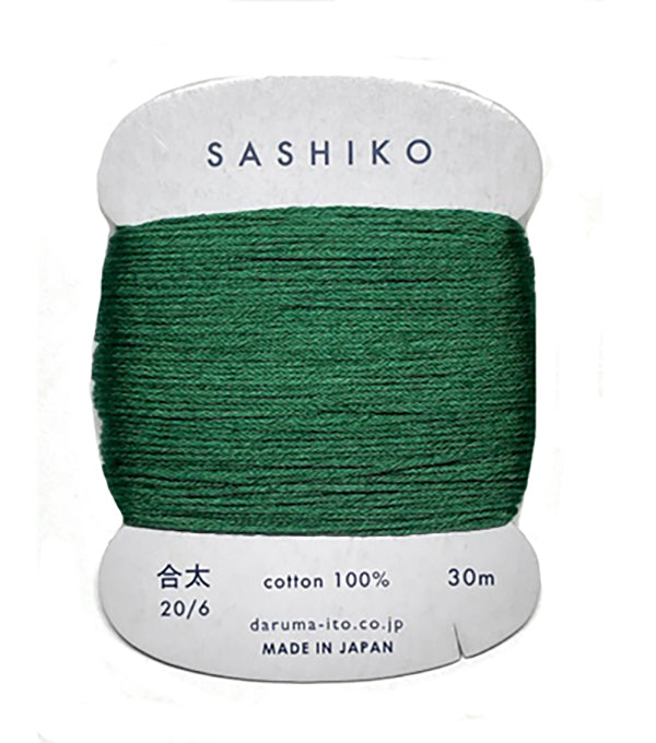 Sashiko Thread - Daruma - Medium  Regular Weight - 30m - # 208 Forest Green Online Sale