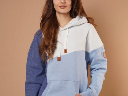 Nola Chambray Mix Hoodie Supply