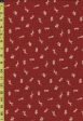 Japanese - Sevenberry Kasuri Collection - Tiny Bunnies & Waves - SB-88227D4-1 - Brick Red Hot on Sale