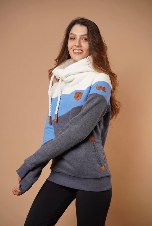 Lensa Navy Mix Hoodie Online Sale