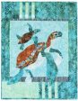 Quilt Pattern - Java House - Newly Hatched Turtle Quilt & Wall Hanging For Sale