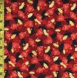 Japanese - Kokka Fish & Fans - Dobby Weave - Red - ON SALE - SAVE 30% - BY THE YARD - Last 1 7 8 Yards on Sale