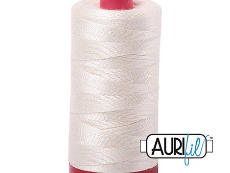 Aurifil 12wt Cotton Thread - 356 yards - Chalk 2026 Online Hot Sale