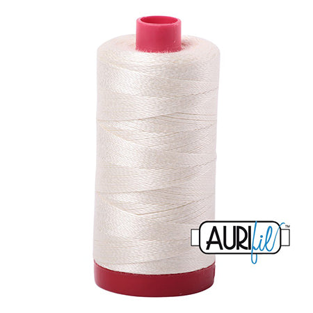 Aurifil 12wt Cotton Thread - 356 yards - Chalk 2026 Online Hot Sale