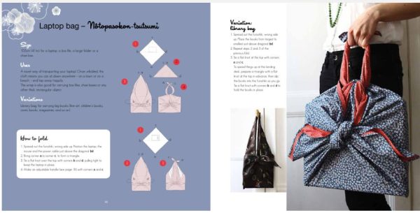 Book - Aurelie Le Marec - FUROSHIKI - The Japanese Art of Wrapping with Fabric - ON SALE - SAVE 30% Online