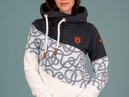 Selene Navy Mix Hoodie Fashion