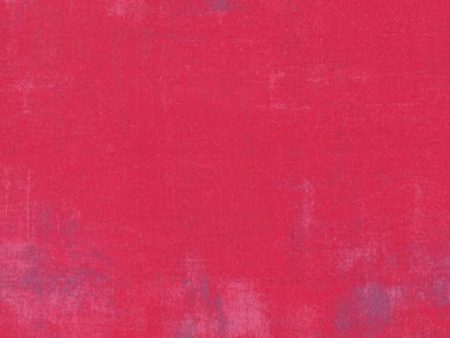 Tonal Blender - Moda Grunge Tonal Texture - 253 Raspberry Hot on Sale