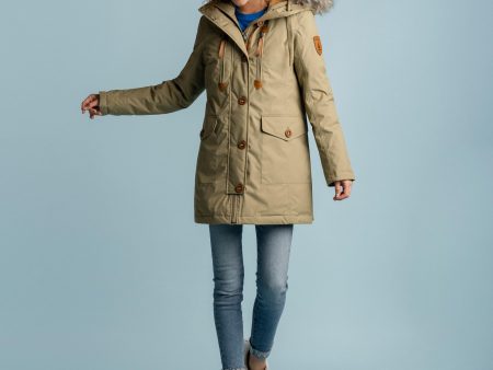 Hermione Khaki Parka Online