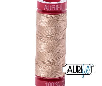 Aurifil 12wt Cotton Thread - 54 yards - 2314 Beige Discount