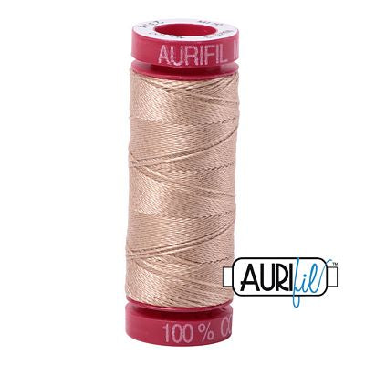 Aurifil 12wt Cotton Thread - 54 yards - 2314 Beige Discount