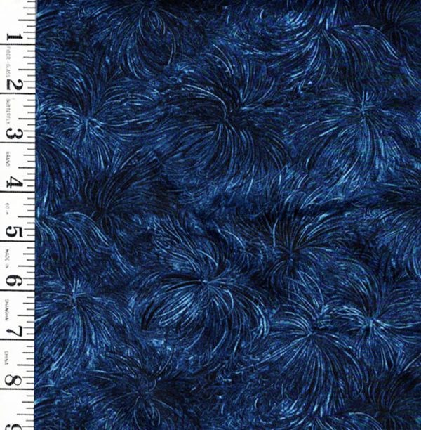 *Kona Bay - Fireworks - Tonal Blue - Last 1 yard For Discount