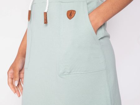 Jaya Lux Green Bay Pocket Skirt For Discount