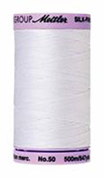 Mettler Cotton Sewing Thread - 50wt - 547 yd  500M - 2000 White For Cheap