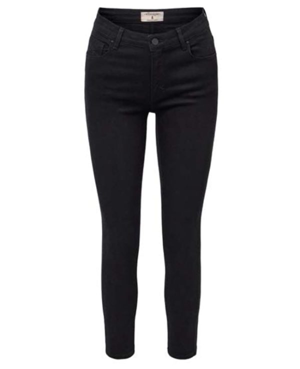 Helda Jet Black Denim For Discount