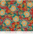 Tropical - Cockatoo Collection - Floral Medallions - 29080-R- Tomato - ON SALE - SAVE 30% - By the Yard For Discount