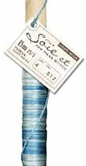 Soie et Silk Embroidery Floss - Variegated # 517 - Blue & White Hot on Sale