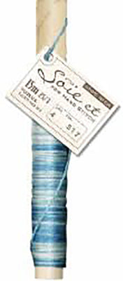 Soie et Silk Embroidery Floss - Variegated # 517 - Blue & White Hot on Sale