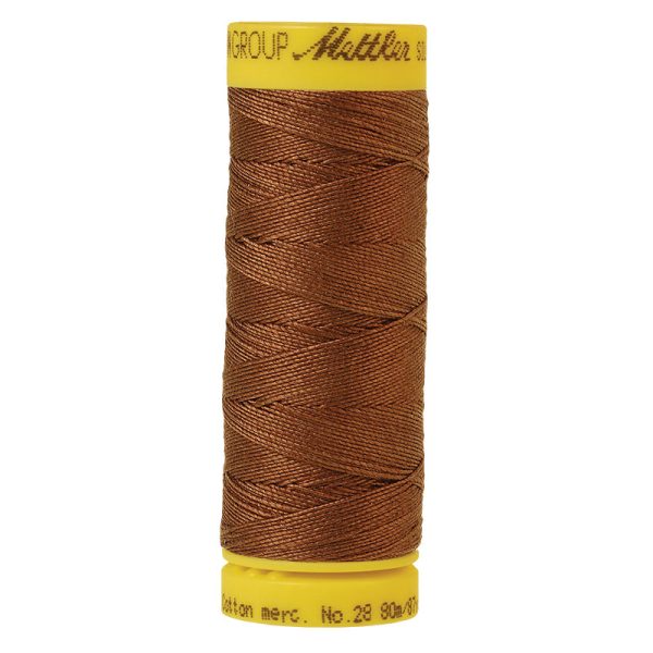 Mettler Cotton Sewing Thread - 28wt - 0263 Redwood (Brown) Online Hot Sale