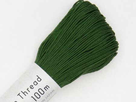 Sashiko Thread - Olympus - Large 100m Skeins - # 129 - Dark Green Online now