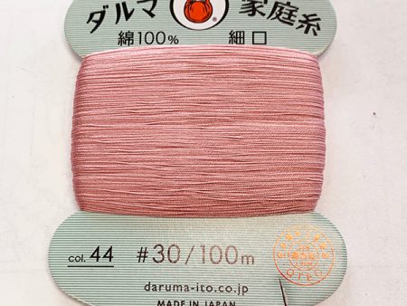 Daruma Hand Sewing Thread - 30wt Hand Sewing Thread - # 44 Petal Pink Online Hot Sale