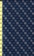 Japanese - Sevenberry Kasuri Collection - Diagonal Hatches - SB-88222D5-3 - Navy Fashion