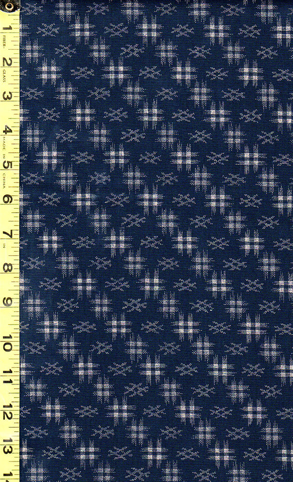 Japanese - Sevenberry Kasuri Collection - Diagonal Hatches - SB-88222D5-3 - Navy Fashion