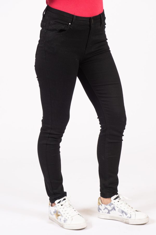 Helda Jet Black Denim For Discount