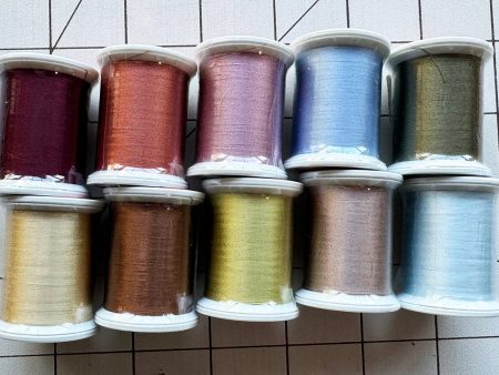 *Superior Silk Thread - Fine 100wt - ASSORTMENT PACK # 2 - 10 PACK SPECIAL - 50% OFF Cheap