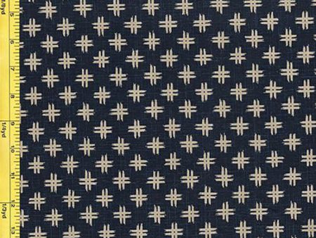 *Japanese - Traditional - Tan Hashtag (5 8 ) - KW-3655-4A - Indigo Cheap