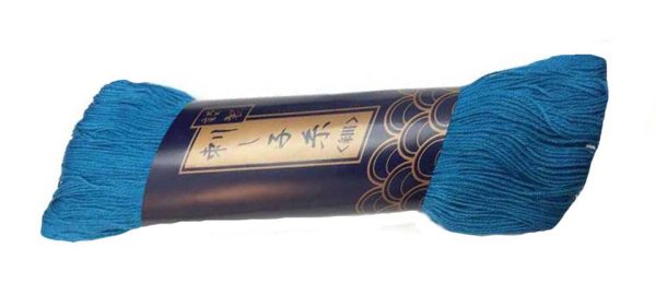 Sashiko Thread - Yokota Thin Weight - 170m Skein - # 27 Peacock Blue Online Sale