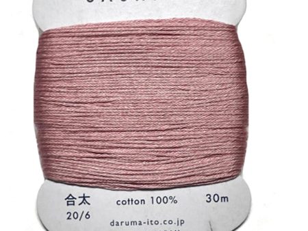 Sashiko Thread - Daruma - Medium  Regular Weight - 30m - # 211 Mauve For Sale