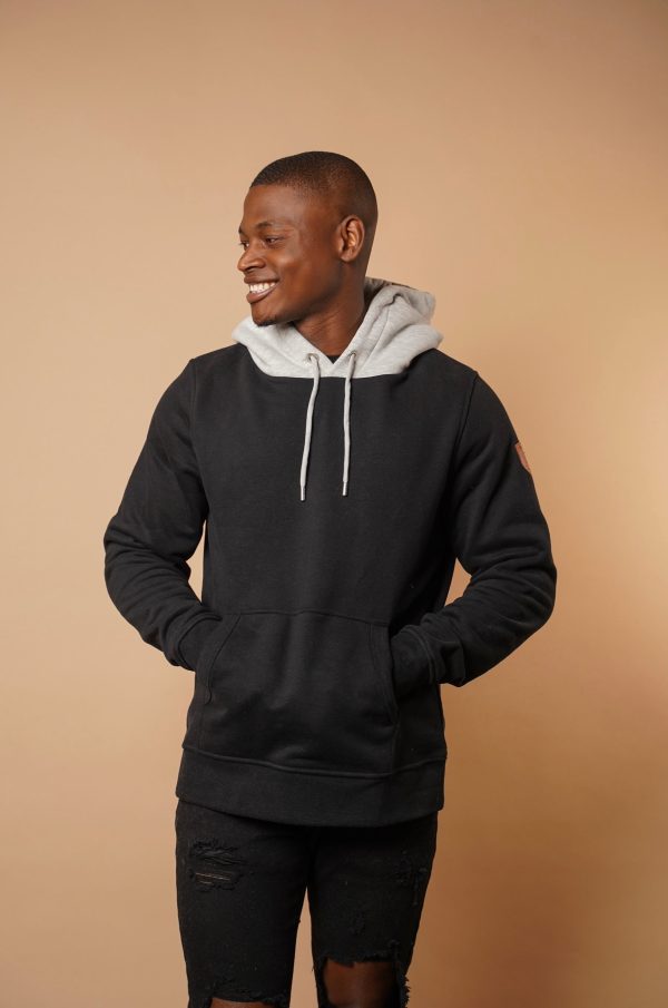 Jaxon Black Hoodie Cheap