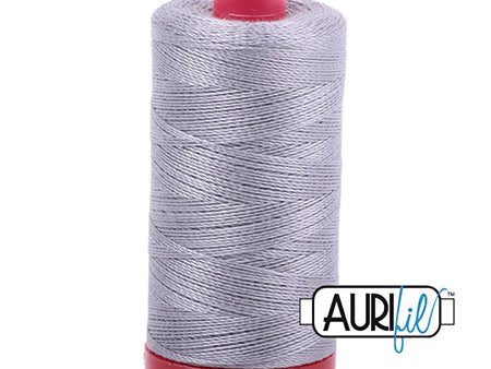 Aurifil 12wt Cotton Thread - 356 yards - Gray 2605 Sale