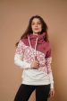 Selene Wine Mix Hoodie Fashion