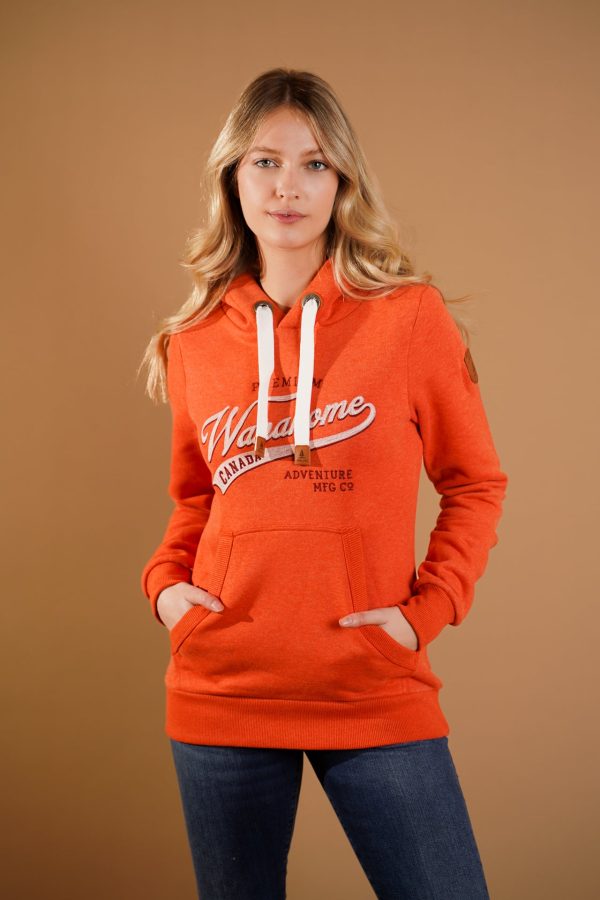 Demi Orange Hoodie For Discount