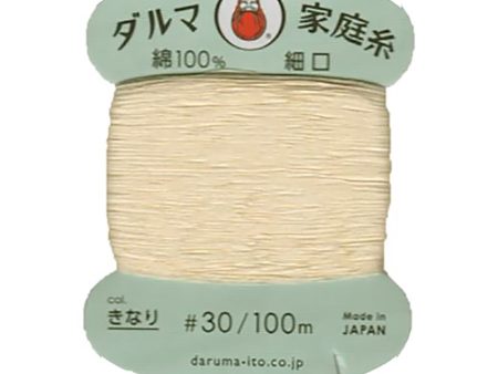 Daruma Hand Sewing Thread - 30wt Hand Sewing Thread - # Ecru Discount