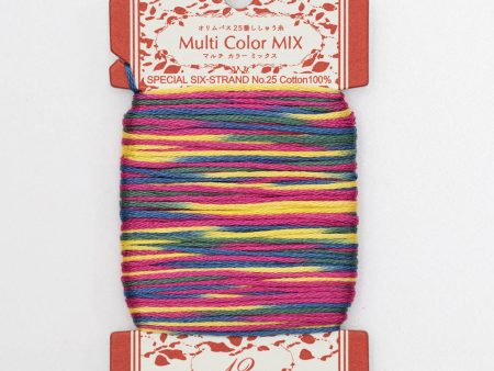 Olympus Multi-Colored Cotton Embroidery Floss - M07 Cheap