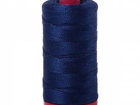 Aurifil 12wt Cotton Thread - 356 yards - Dark Navy 2784 Online