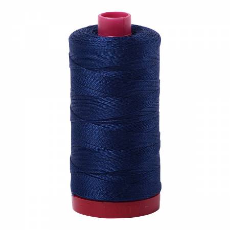 Aurifil 12wt Cotton Thread - 356 yards - Dark Navy 2784 Online